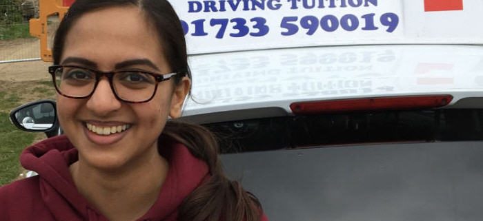 Raksha Gohel First Time Pass Denovo Driving School Peterborough