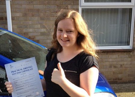 Shannon Hamey First Time Test Pass Denovo Driving School Peterborough