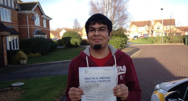 Brixie Payne First Time Test Pass Denovo Driving School Peterborough