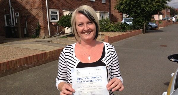 Brixie Payne First Time Test Pass Denovo Driving School Peterborough